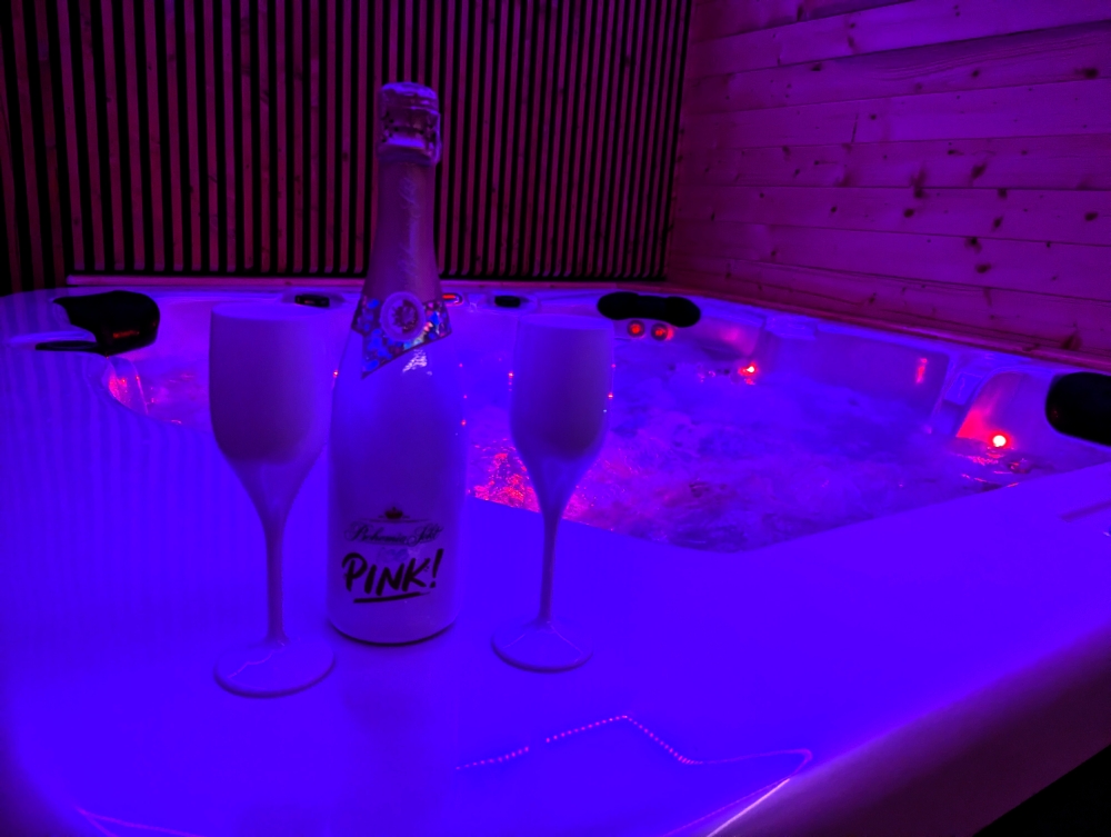 Noční atmosféra ve wellness